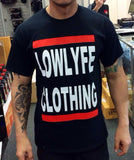  lowlyfe clothing run LLC tshirt s - 3xl BLACK