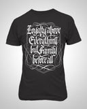 lowlyfe clothing loyalty tshirt black 