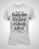 lowlyfe clothing loyalty tshirt white